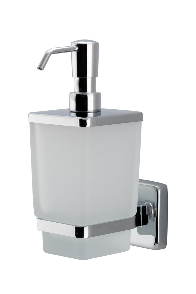 Çelik Banyo Kumru Sıvı Sabunluk Krom Renkli Montajlı